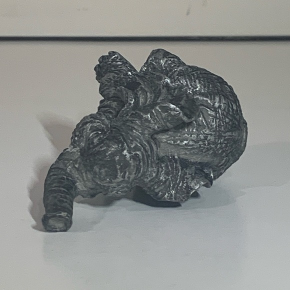 🐘 [4/$25] VINTAGE 90s ELEPHANT ANIMAL DETAILED MINIATURE METAL FIGURINE 🐘 - Picture 5 of 7